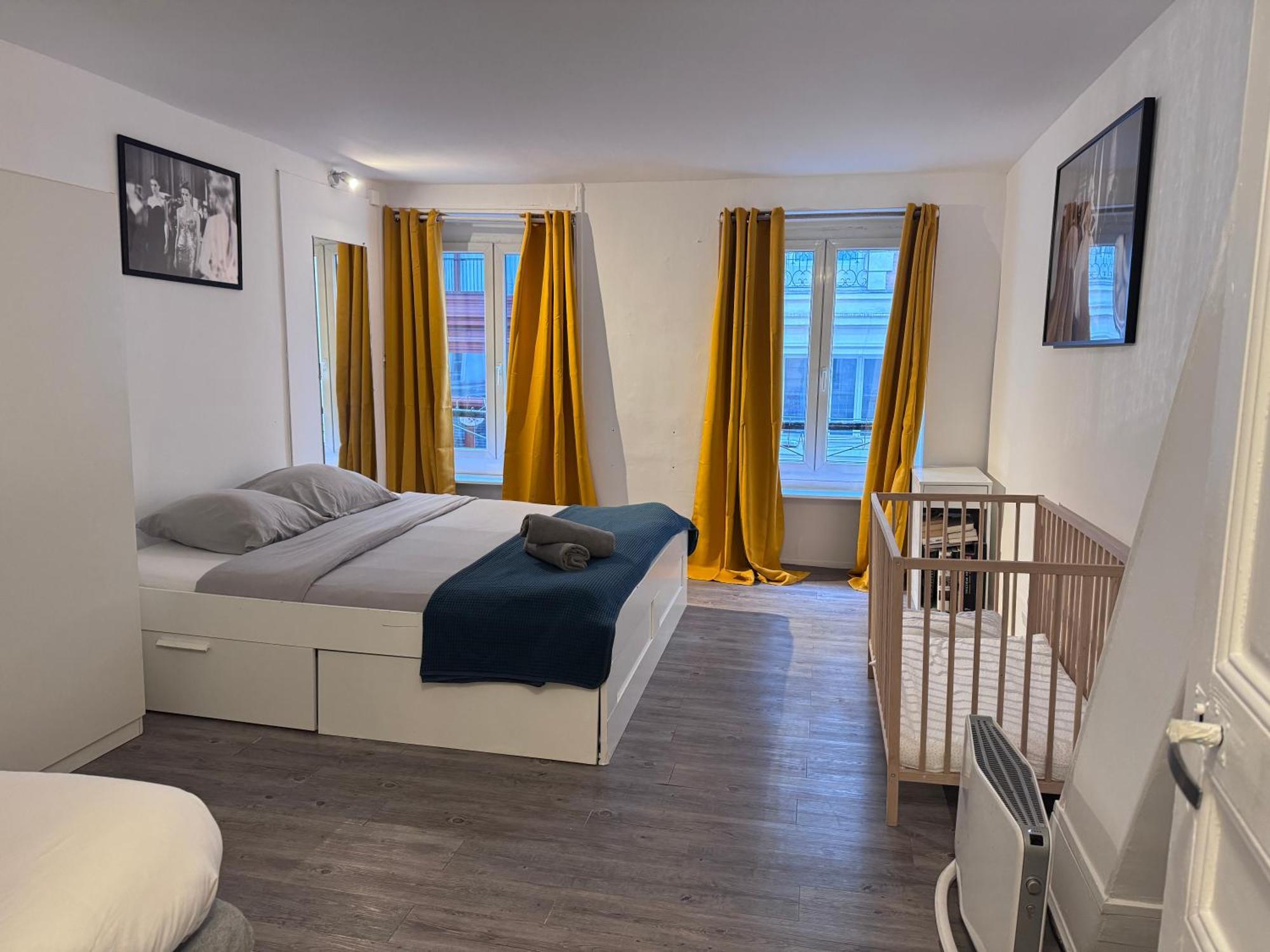 Central Flat For 7 Paris Extérieur photo