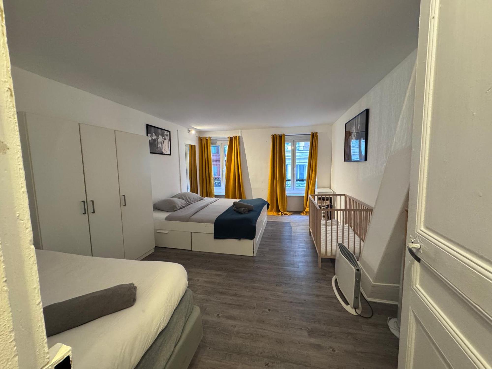Central Flat For 7 Paris Extérieur photo